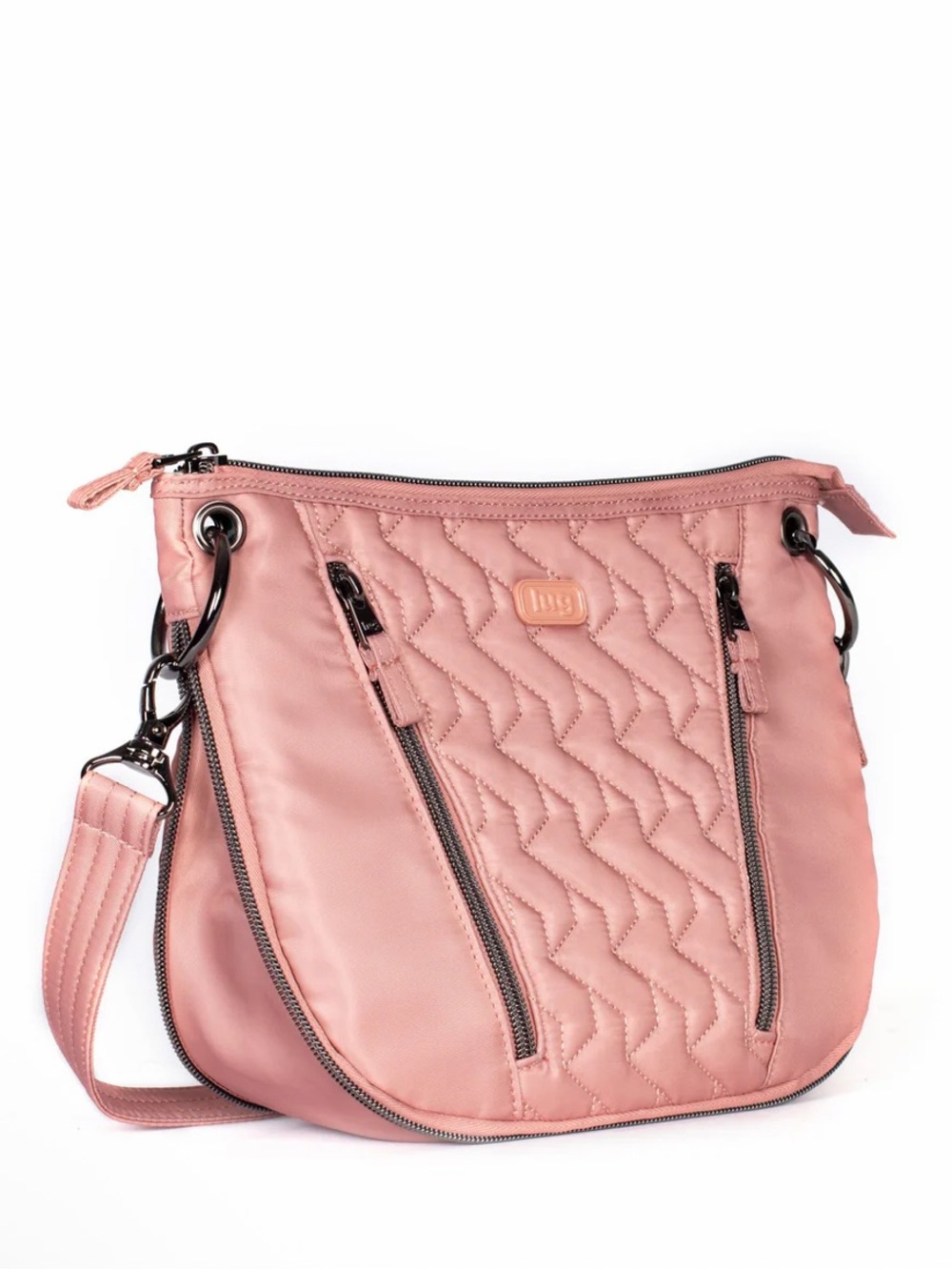 NWT Lug Swivel Convertible Crossbody Bag with 2 Straps in Blush Pink - Picture 9 of 14